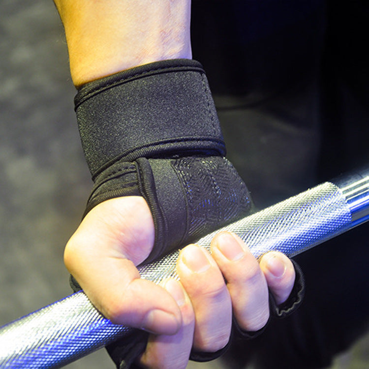Wrap lifting gloves