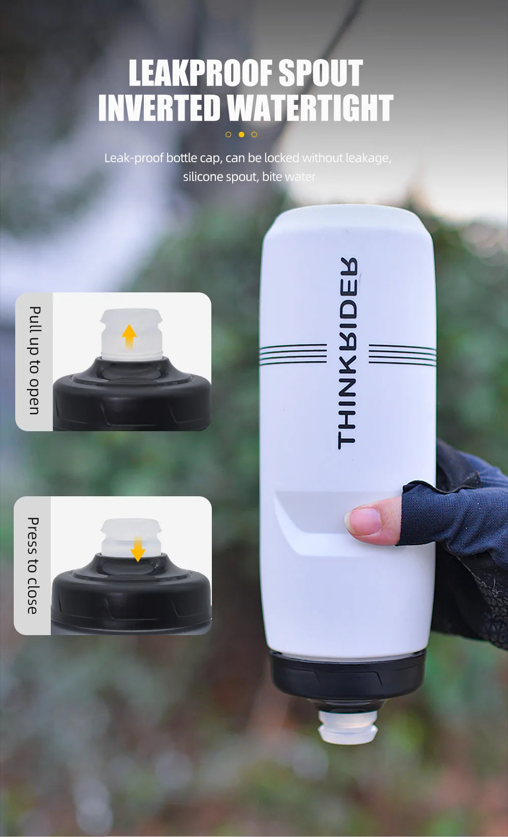 ThinkRider Sports Bottle 750ml BPA Free