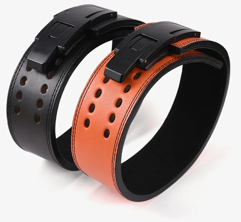 Weight Lifting Leather Belt
