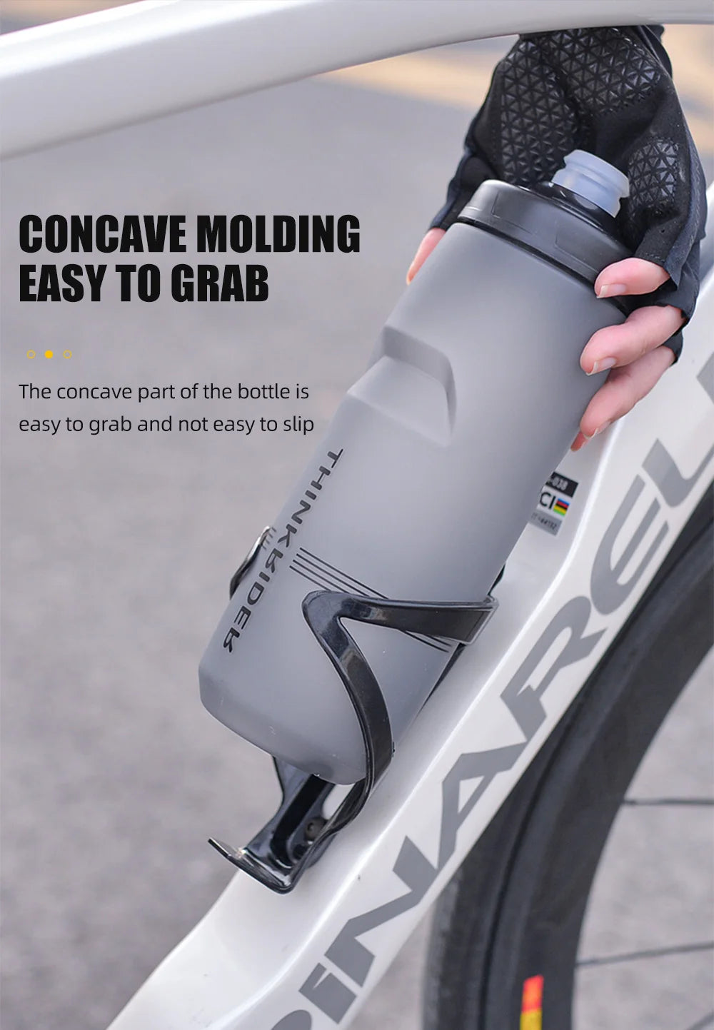 ThinkRider Sports Bottle 750ml BPA Free
