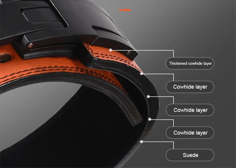 Weight Lifting Leather Belt
