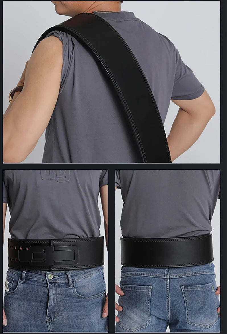 Weight Lifting Leather Belt